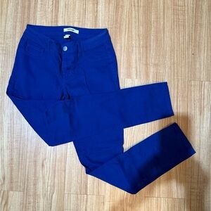 Refuge Women's Vibrant Blue Skinny Jeans